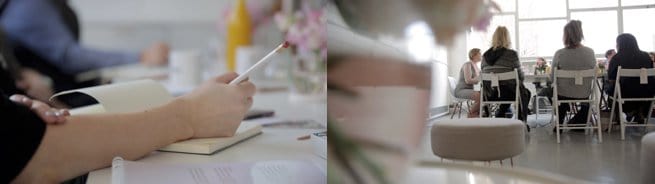 Group training day | taking notes with a pencil | Kelly Chandler Consulting
