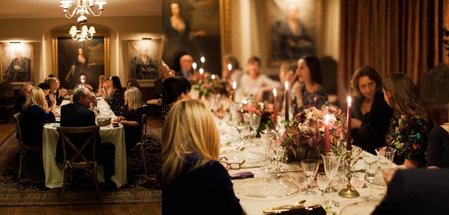 Wedding planners candle lit dinner | Kelly Chandler Consulting