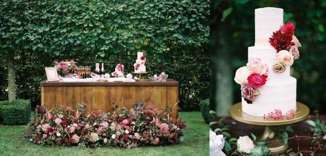 Wedding cake | Exterior Warmwell House | Kelly Chandler Consulting