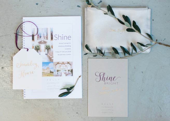 Shine wedding venue training material | Kelly Chandler Consulting