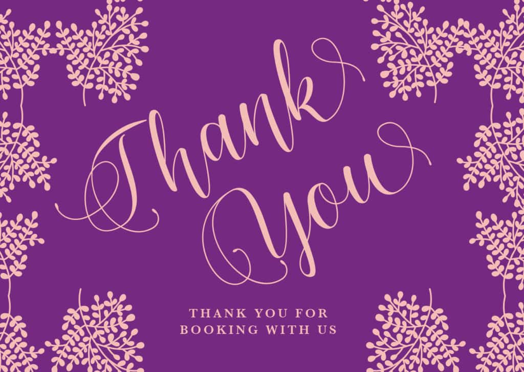 Wedding thank you and bride getting ready card | Kelly Chandler Consulting