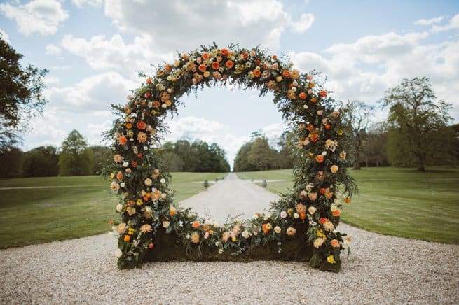 Wedding flower arch | Kelly Chandler Consulting