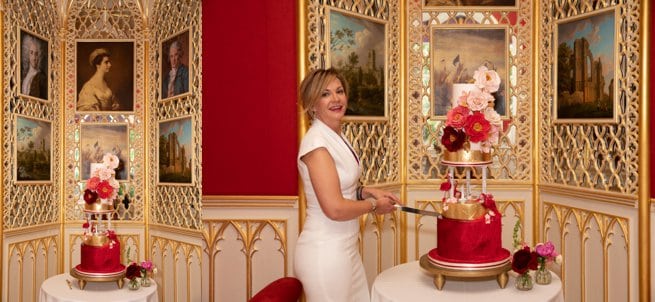Kelly Chandler Cutting a cake | Kelly Chandler Consulting