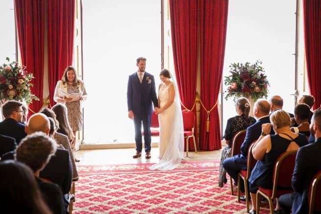 Indoor wedding celebrant ceremony | Kelly Chandler Consulting
