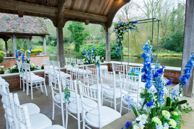 Waddesdon Manor Wedding Venue Showcase Outdoor Ceremony setup | Kelly Chandler Consulting
