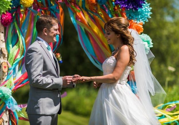 Bride and groom wedding vows | Kelly Chandler Consulting