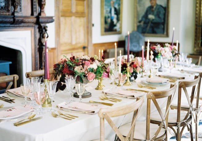 Wedding Breakfast Table Setting | Kelly Chandler Consulting