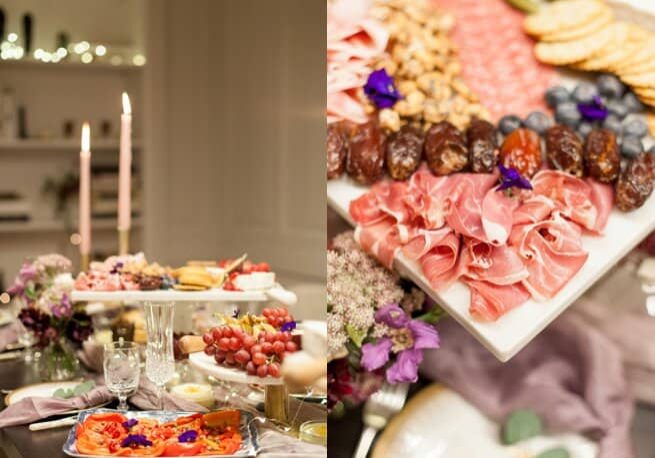 Sharing Table of cold meats and cheese | Kelly Chandler Consulting